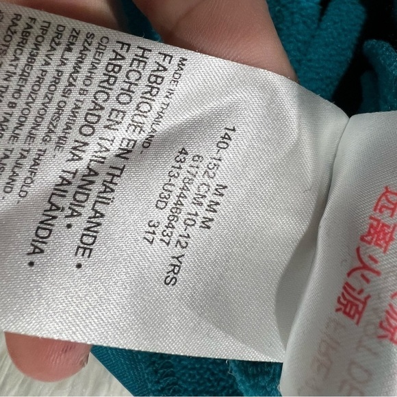 Nike Air Jordan 23 Boys Girls Unisex Kids Hoodie Teal Blue Black Sweatshirt Med - Picture 5 of 11